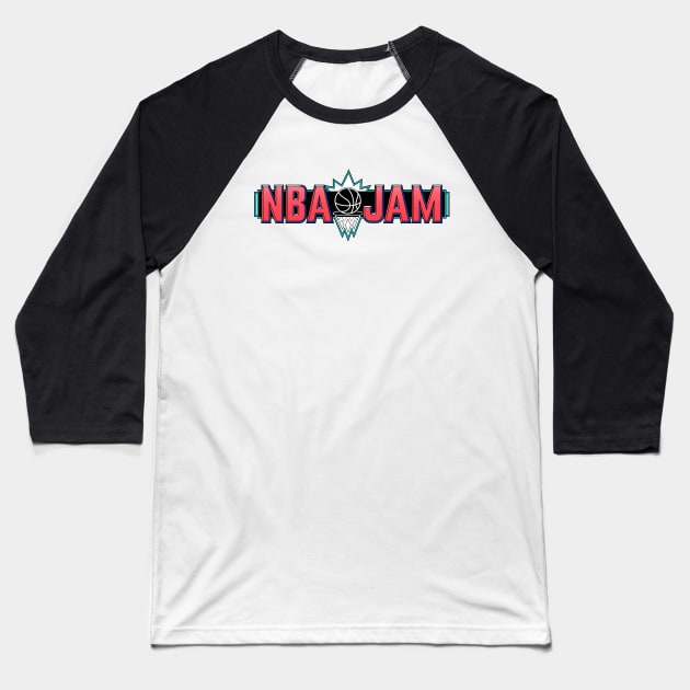 NBA JAM Baseball T-Shirt by Buff Geeks Art